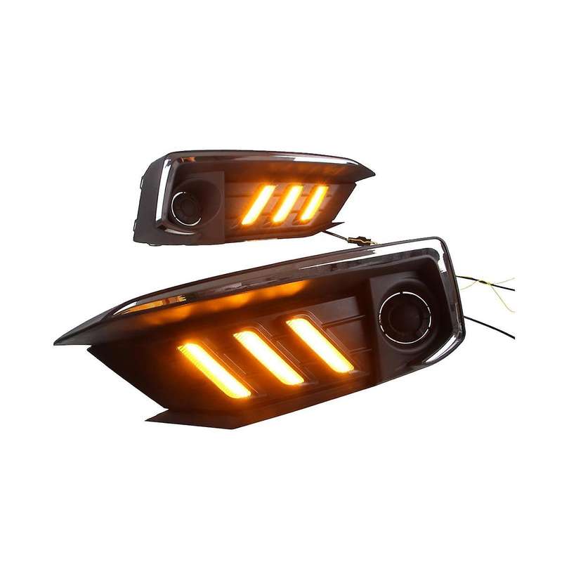 -color Daytime Running Light Bumper Fog Lamp Led for 2019