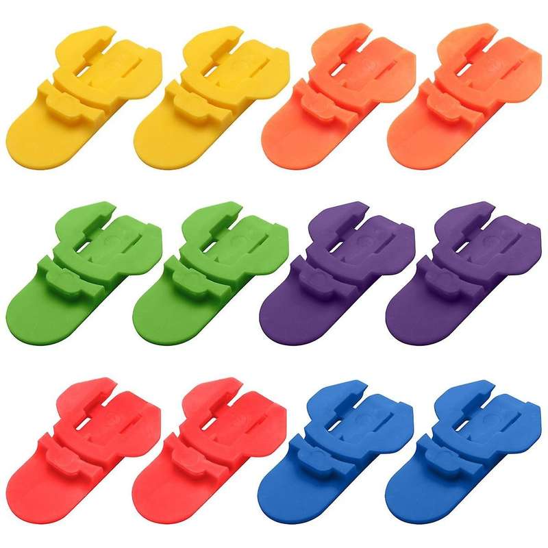 Color Coded Drink Shield and Protector for Family, 12Pk Fun Colored Plastic Tab Openers for , Beer o