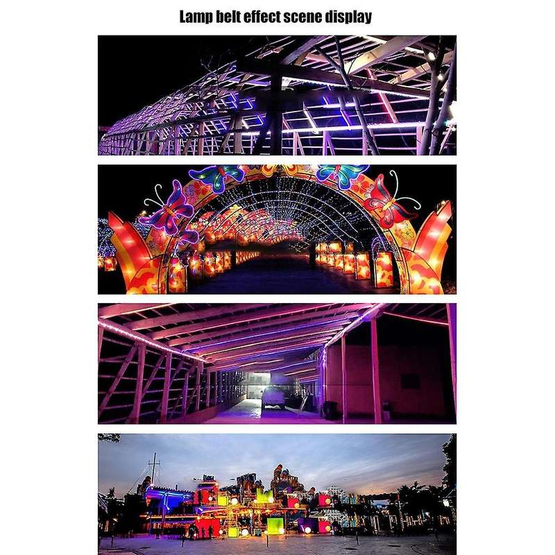 Color LED Strip Lights 10M Dimmable LED Light Strip 6500K Multicolor 120 Flexible Tape Lights