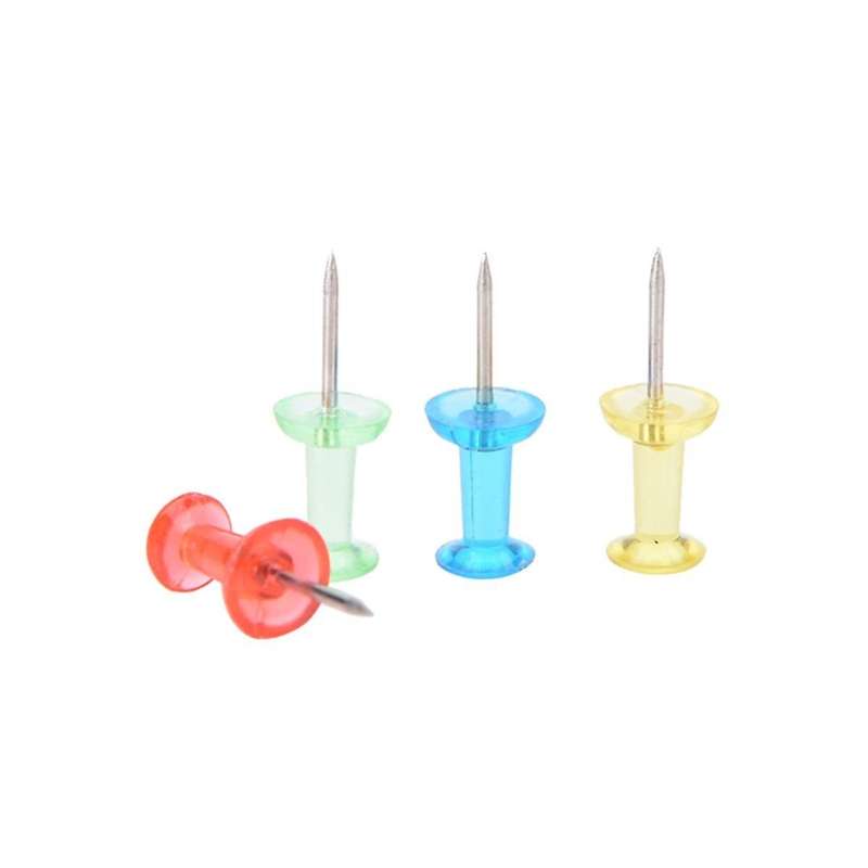 Colored Work-word Nail Painting Thumbtack Note Wall Decorations Layout Short Needle Map Label Clip