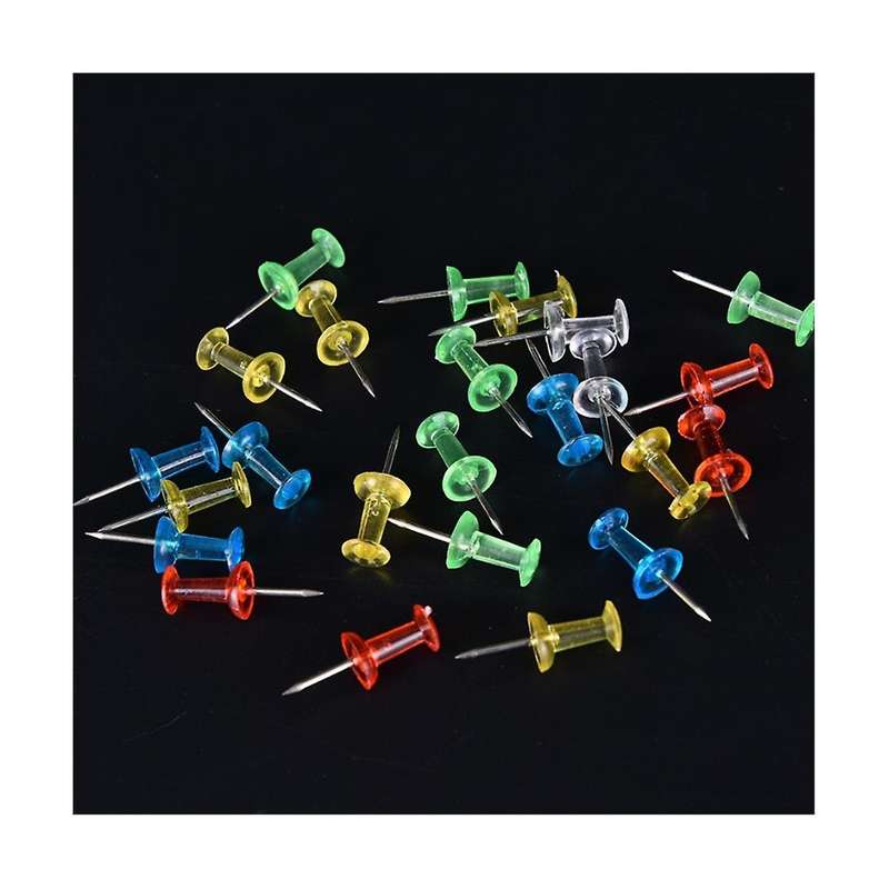 Colored Work-word Nail Painting Thumbtack Note Wall Decorations Layout Short Needle Map Label Clip