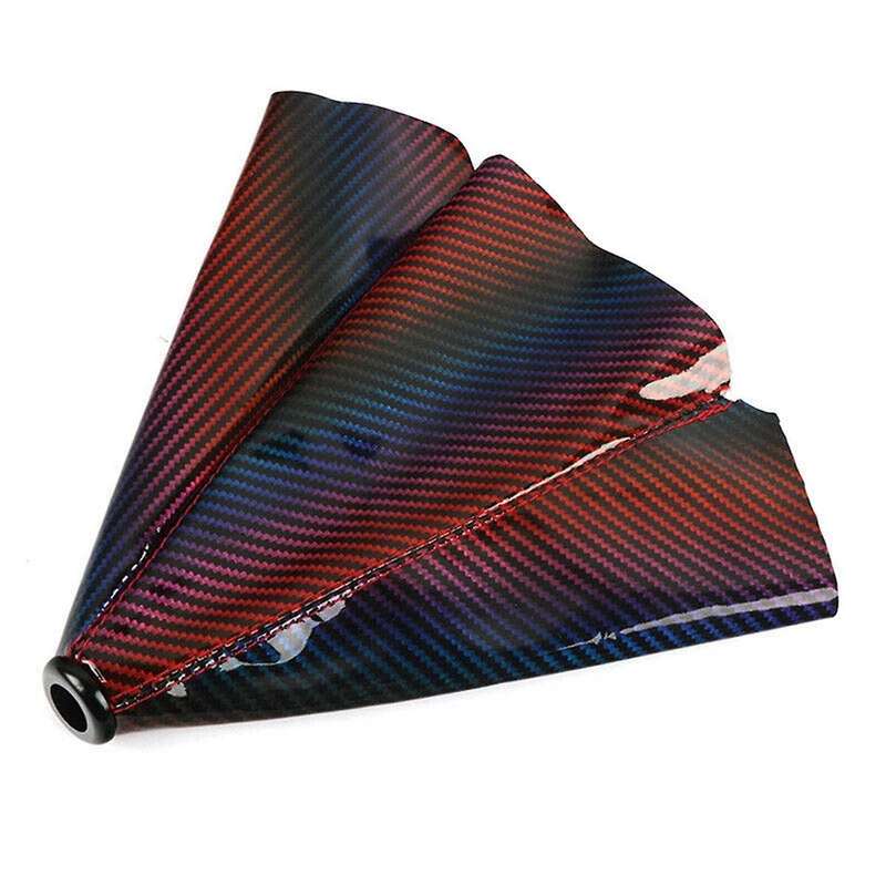 Colorful Carbon Fiber Shift Boot Cover for Gear Cover Shifter Shift Knob Mt At