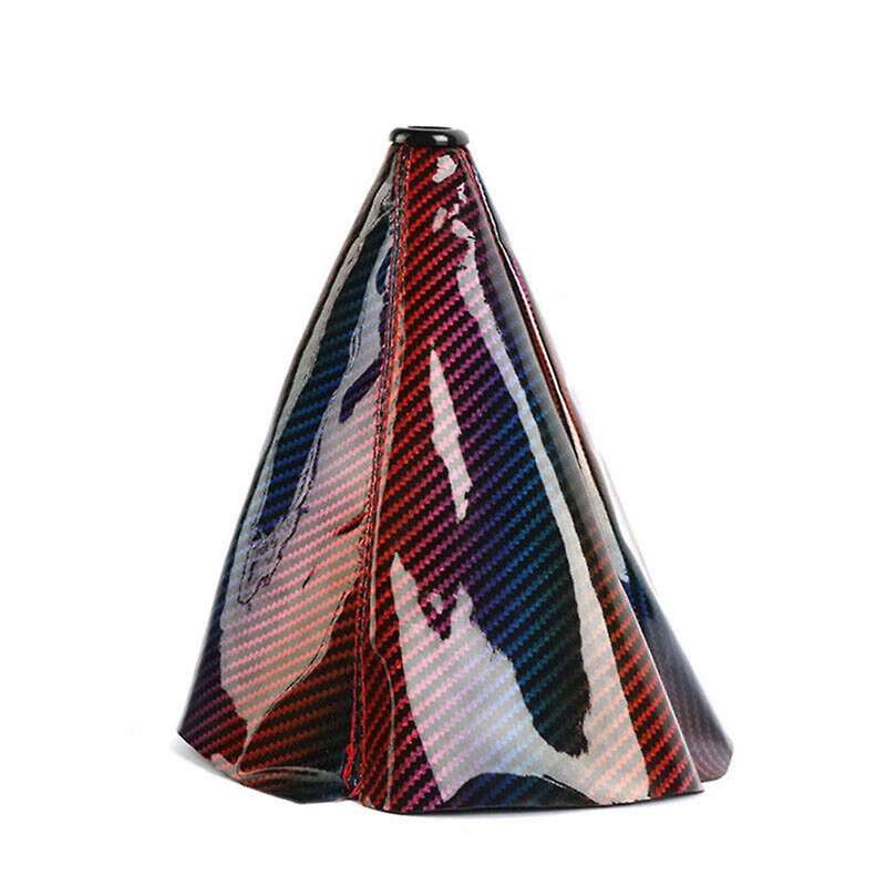 Colorful Carbon Fiber Shift Boot Cover for Gear Cover Shifter Shift Knob Mt At