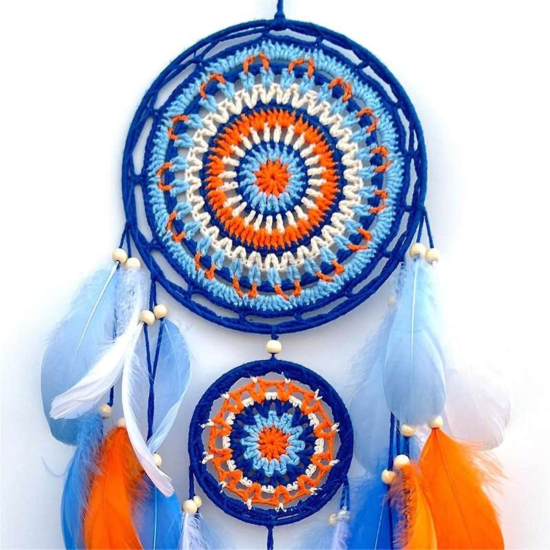 Colorful Feathers Dream Catchers Handmade Dream Catcher for Bedroom Dream Catcher for Wall Hanging D