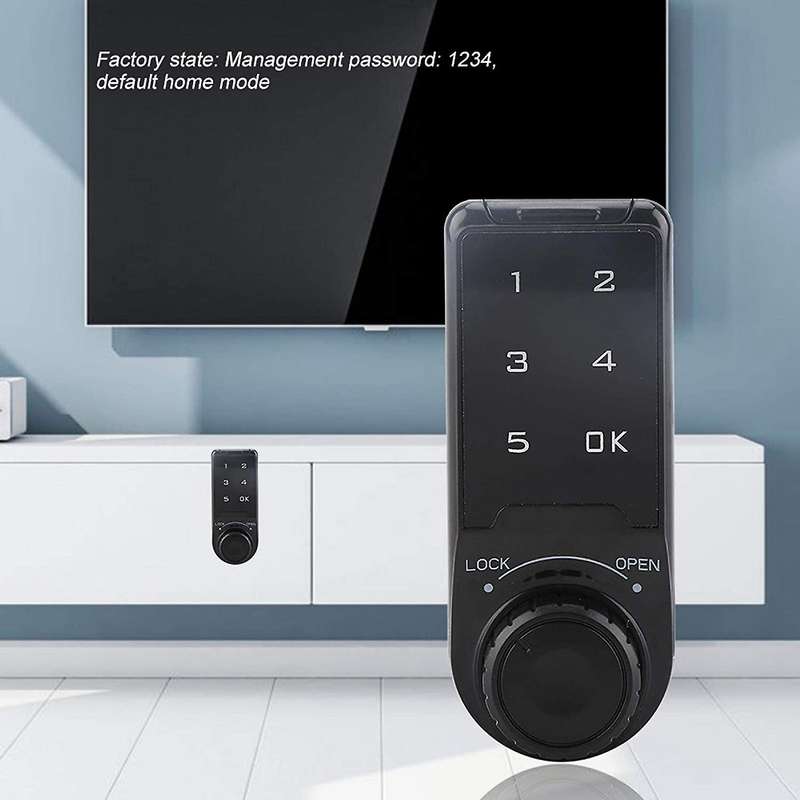 Combination Lock, Door Access Digital Electronic Security Cabinet Coded Locker Contact Keypad Passwo