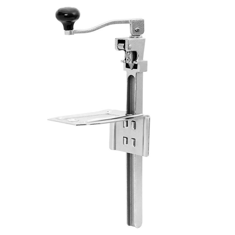 Commercial Can Opener Heavy Duty, Manual Can Opener with Plated Steel Base for Restaurant, Food Stor