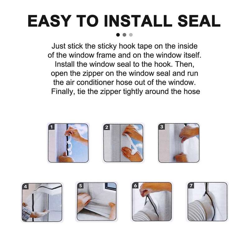 Compatible Air Conditioner,400 Cm Flexible Cloth Sealing Plate Window Seal