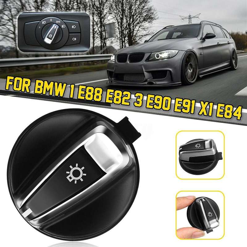 Compatible BMW 3-SERIES E90 E91 X1 E84 E88 E82 Headlight Switch Button