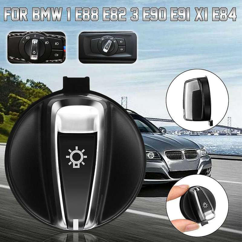 Compatible BMW 3-SERIES E90 E91 X1 E84 E88 E82 Headlight Switch Button
