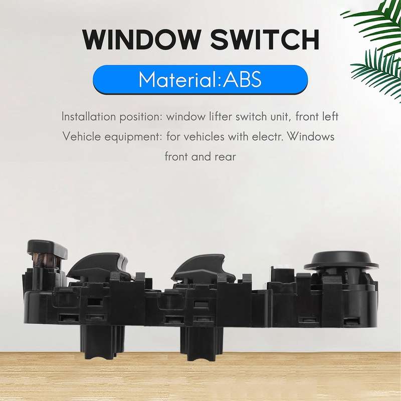 Compatible Citroen C5 I, II, C8 Window Switch (with Mirror Folding Function)