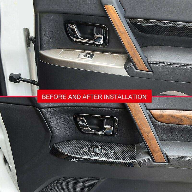 Compatible Car Inner Window Lift Switch Button Panel Cover Trim