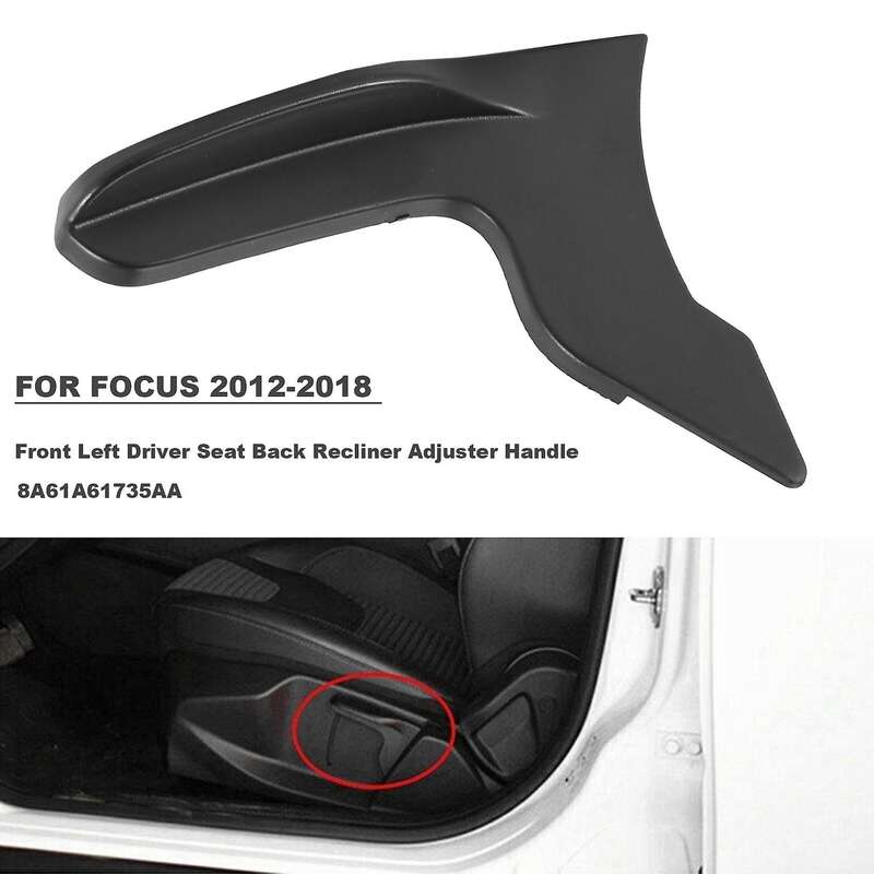 Compatible Compatibled Focus 2012-2018 Left Driver Seat Back Adjuster Handle Black