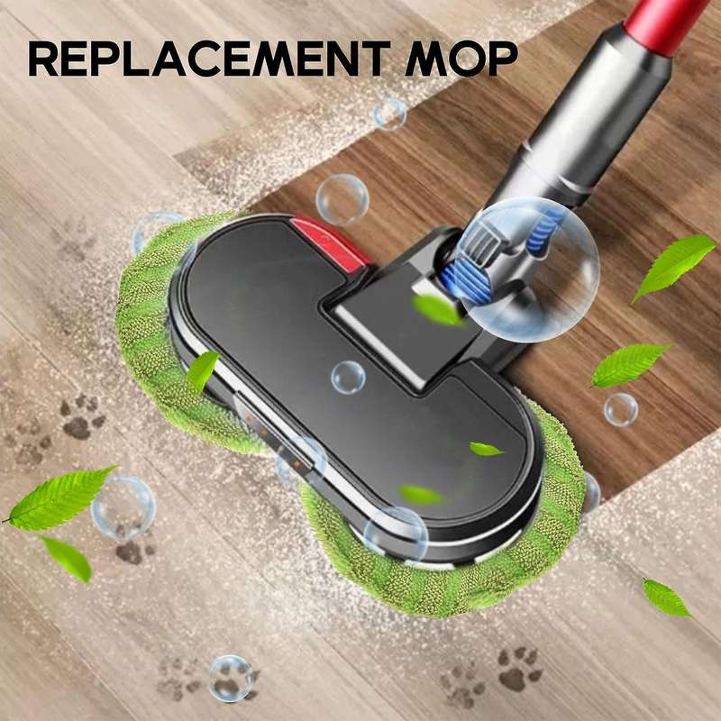 Compatible Cordless Rotary Mop Sweeper 8 Microfiber Mats & 8 Use Gaskets