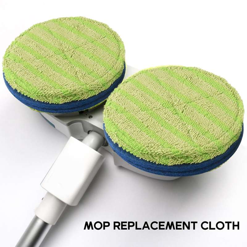 Compatible Cordless Rotary Mop Sweeper 8 Microfiber Mats & 8 Use Gaskets