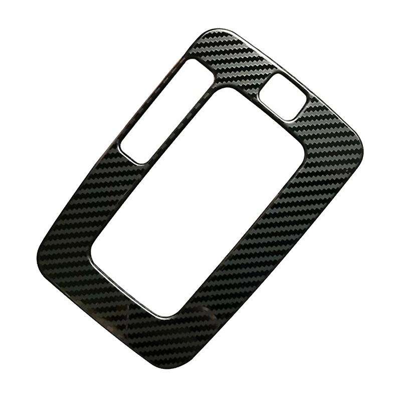 Compatible Everest Endeavor 2015+ Carbon Fiber Stainless Steel Gear Shift Panel Cover Trim Frame Dec