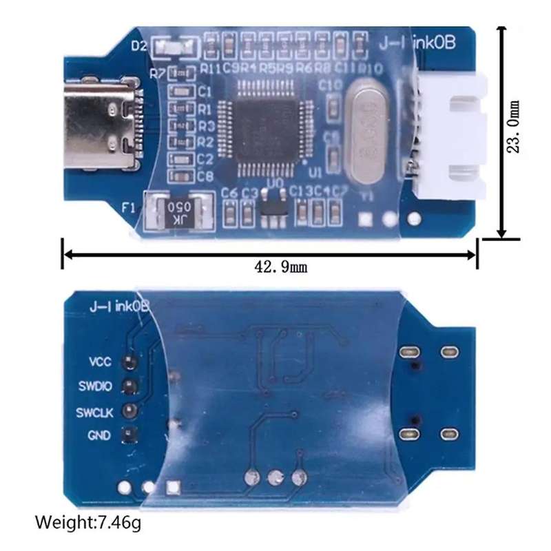 Compatible for OB ARM Simulation Debugger SWD Programmer STM32 Download Jlink Generation V8
