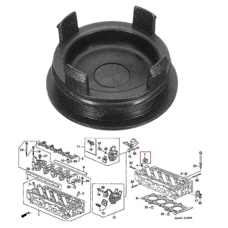 Compatible Honda Civic Cylinder Head Rear Cam/Timing Plug with Seal