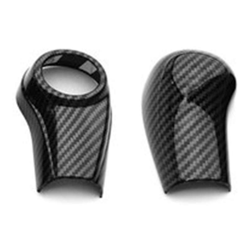 Compatible Honda HRV Vezel 2014-2020 ABS Carbon Fiber Gear Shift Knob Cover