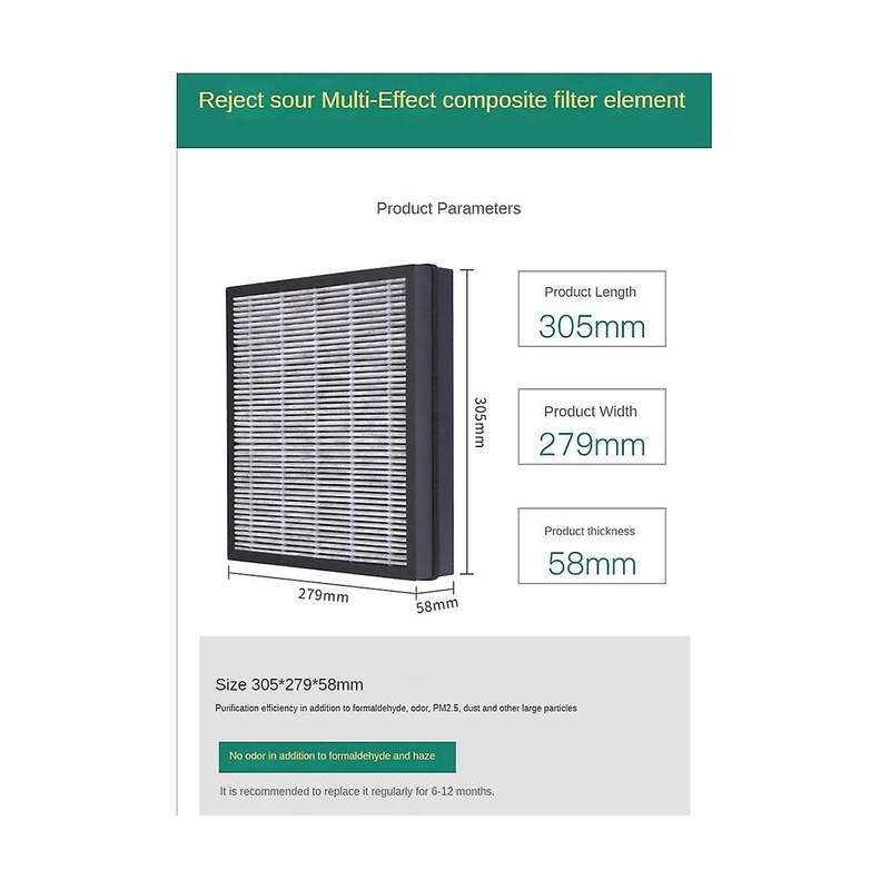 Compatible Kj713g-k7050wd Kj716g-k7056ww Air Purifier Filter Elements -c150/sc