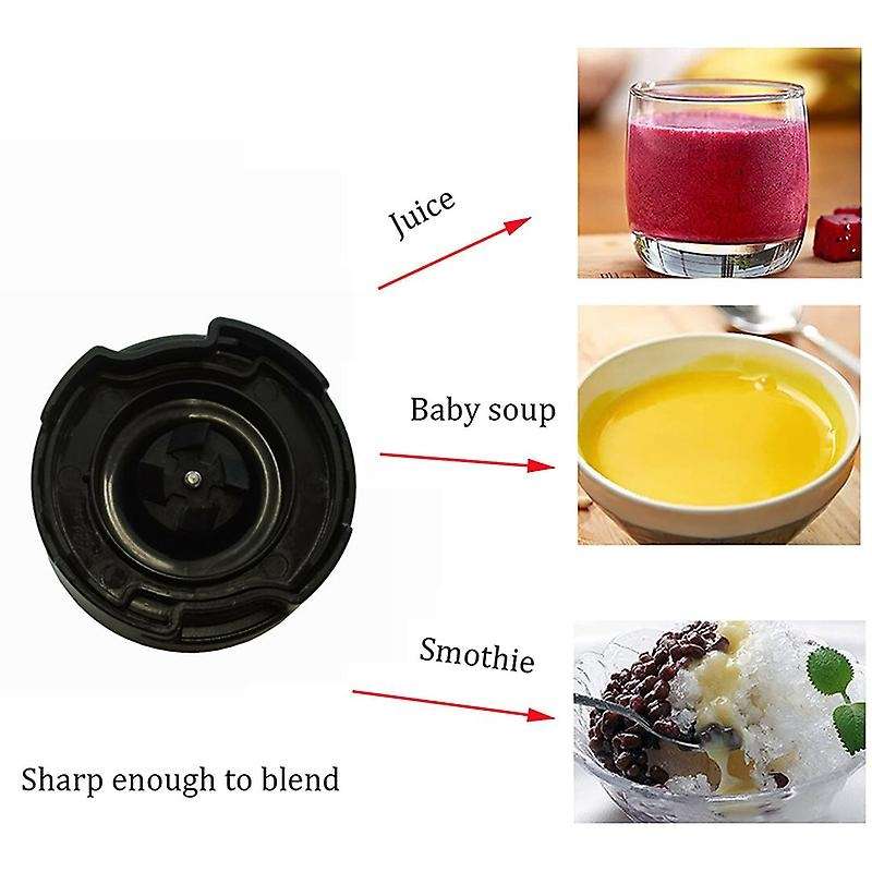 Compatible OSTER BLSTPB BLSTPB2 Blend 250W Knife Holder Juicer Cup ,Black