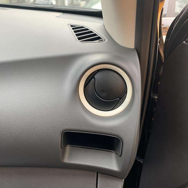 Compatible Nissan Navara NP300 Carbon Fibre Car Front Air Vent Frame Trim