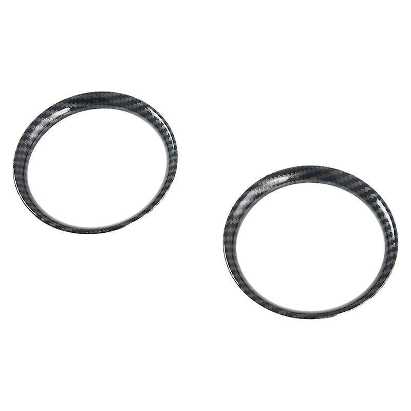 Compatible Nissan Navara NP300 Carbon Fibre Car Front Air Vent Frame Trim