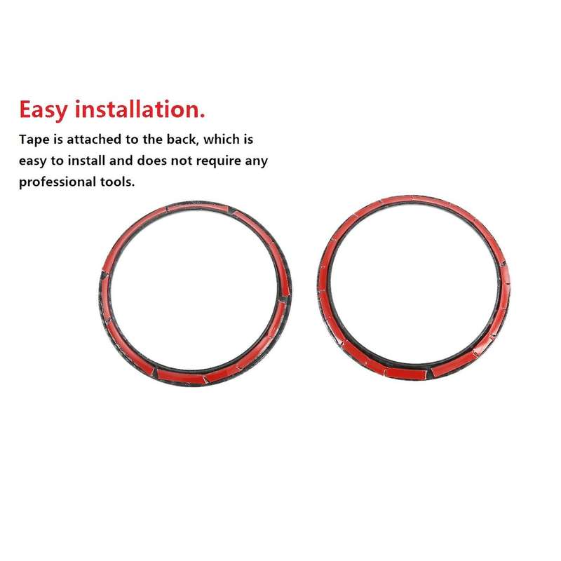 Compatible Nissan Navara NP300 Carbon Fibre Car Front Air Vent Frame Trim