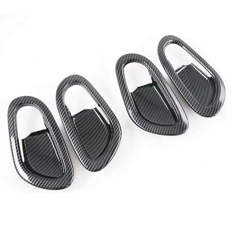 Compatible Nissan Navara NP300 2016-2021 Carbon Fibre Car Door Handle Cover