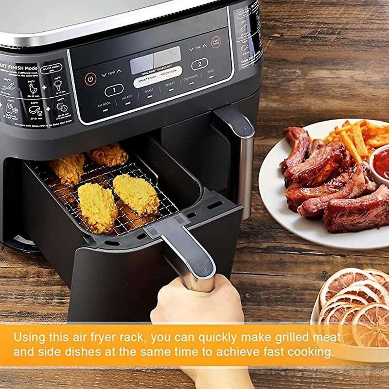 Compatible Ninja Dual Air Fryer 304 Stainless Steel Dehydrator Rack