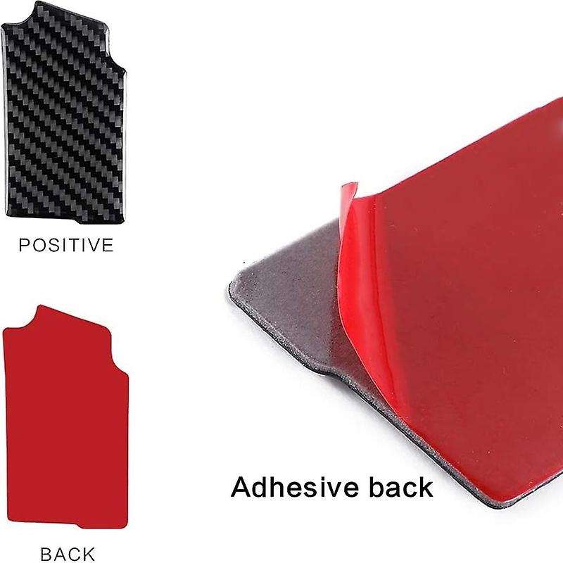 Compatible with Sticker Carbon Fiber Door Handle Trim Cover Accessories for 2015-2020