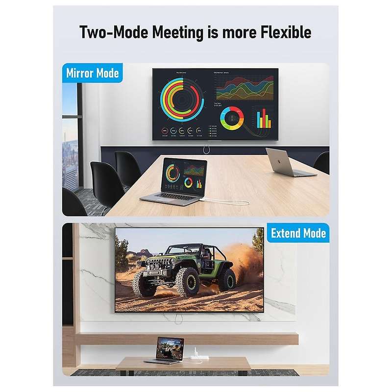 -Compatible Wireless Transmitter Receiver Extender Kit 164FT/50M Wireless Display Dongle for TV Came