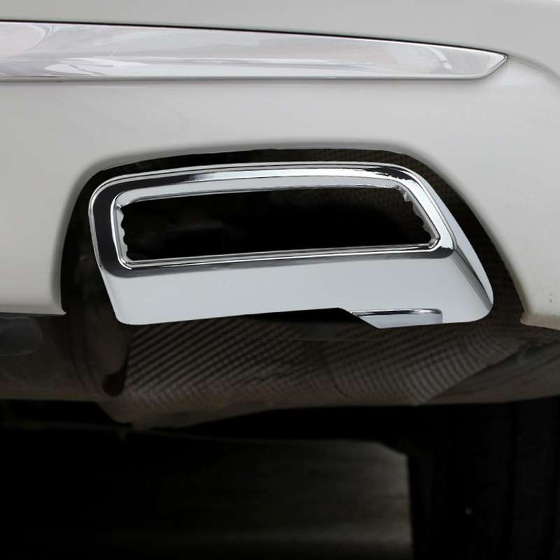 Compatible Peugeot 3008 5008 Allure 2017 - 2019 Exhaust Pipe Tail Cover ABS