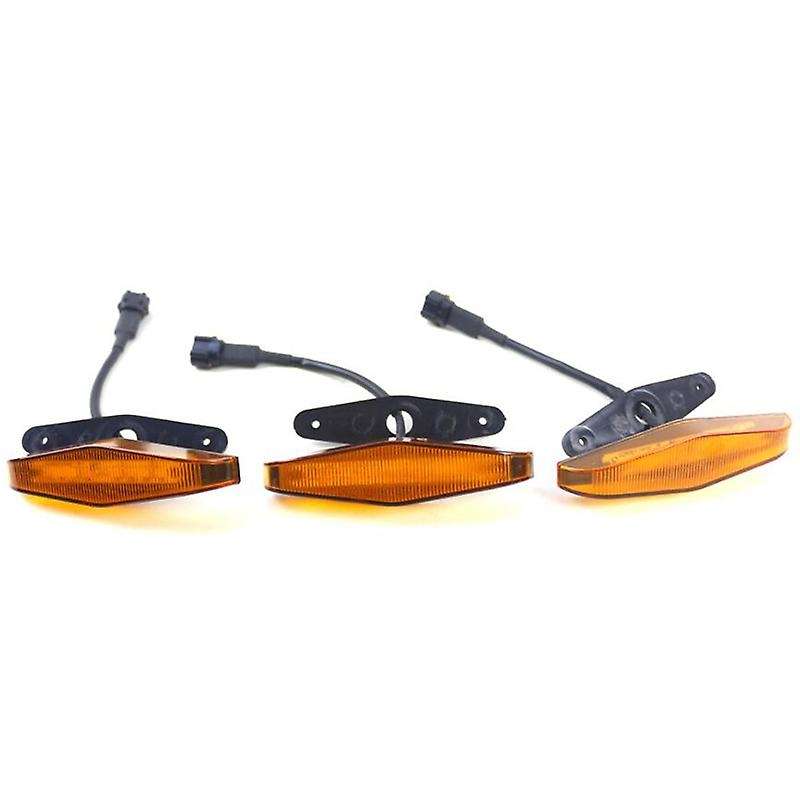 Compatible with for 2014 -2019 4Runner PRO Front Bumper Center Grille Grill LED Lights Amber Yellow