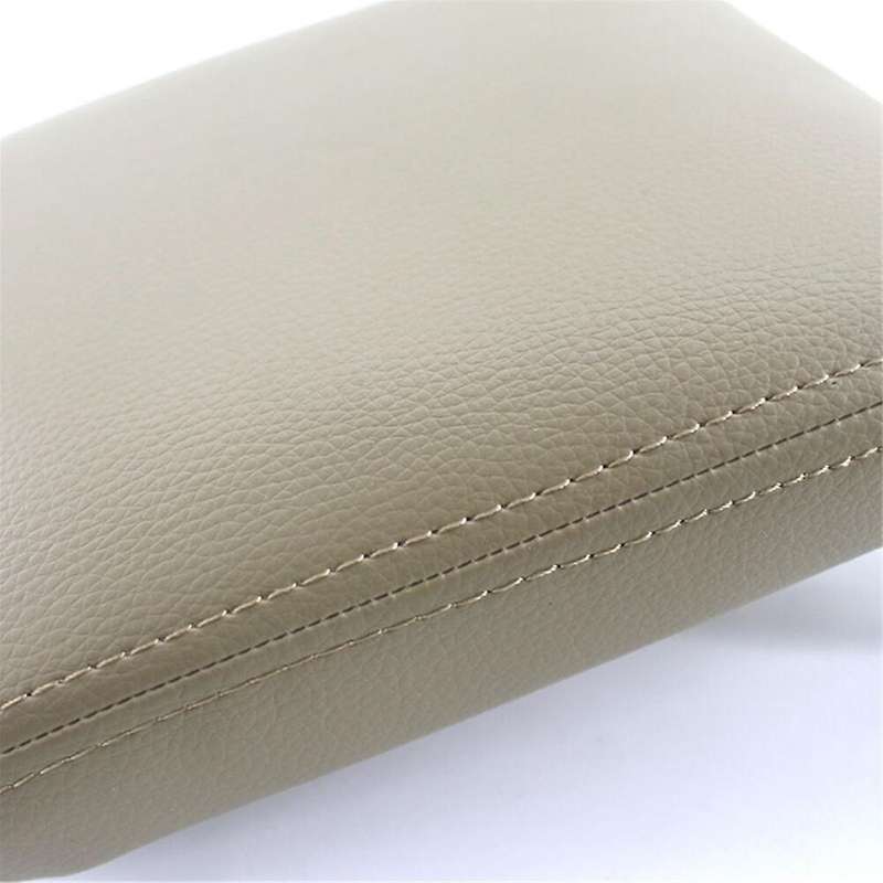 Complete Center Armrest Cover Console Lid Beige for E46 98-06 Fiber Leather