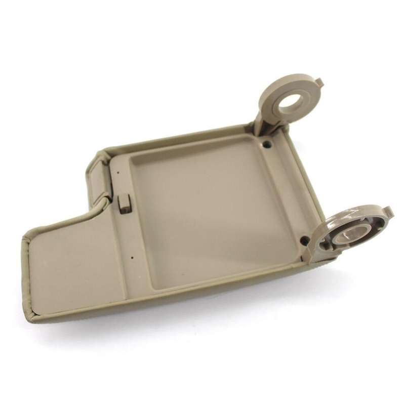 Complete Center Armrest Cover Console Lid Beige for E46 98-06 Fiber Leather
