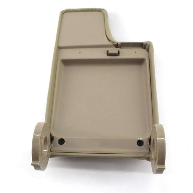 Complete Center Armrest Cover Console Lid Beige for E46 98-06 Fiber Leather
