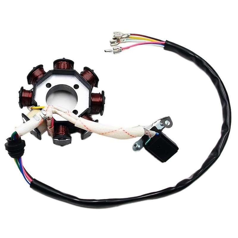 Complete Electrics Wiring Harness Stator Coil CDI Solenoid Relay Spark Plug for 4 Stroke ATV 50Cc 70