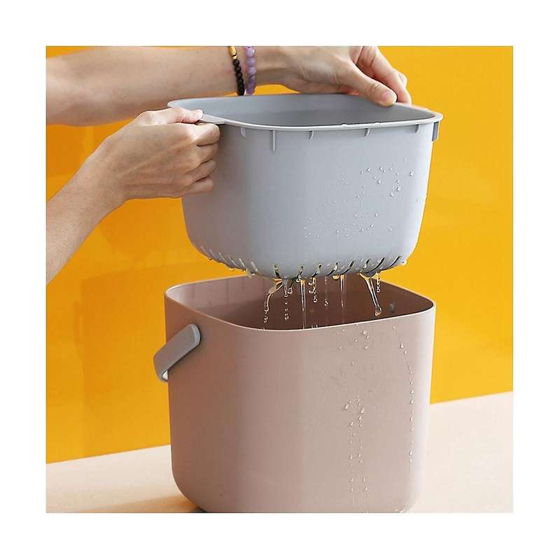Compost Bin, for Everyday Organic Waste In The Kitchen, Dishwasher Safe Odour Proof Removable Inner