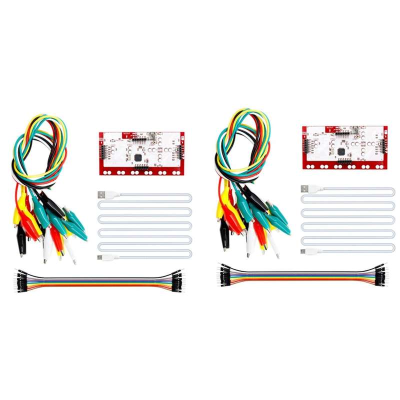 Complete Mk Set Deluxe Kit with Usb Cable Alligator Clips for Makey