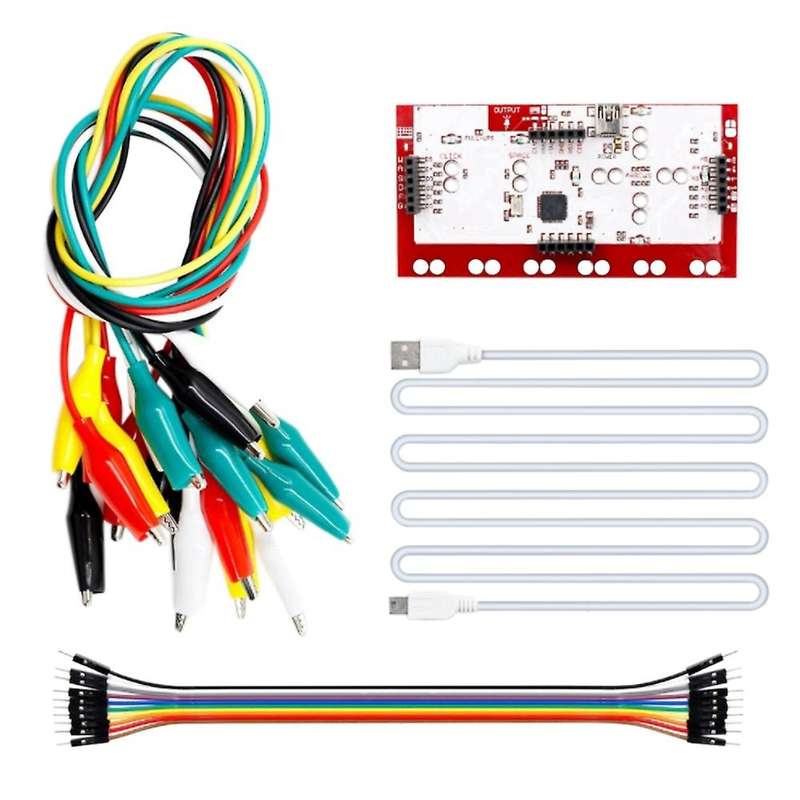 Complete Set Deluxe Kit with Usb Cable Dupond Alligator Clips For