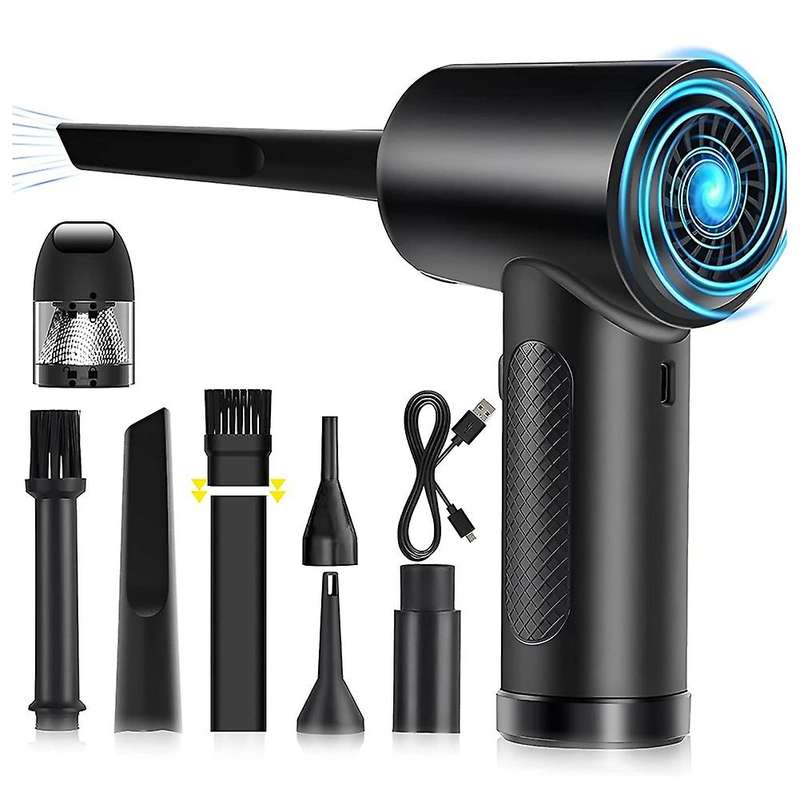 Compressed Air Duster,electric Air Duster and Vacuum 2 In 1, 3 Speeds 51000 Rpm Cordless Air Blower