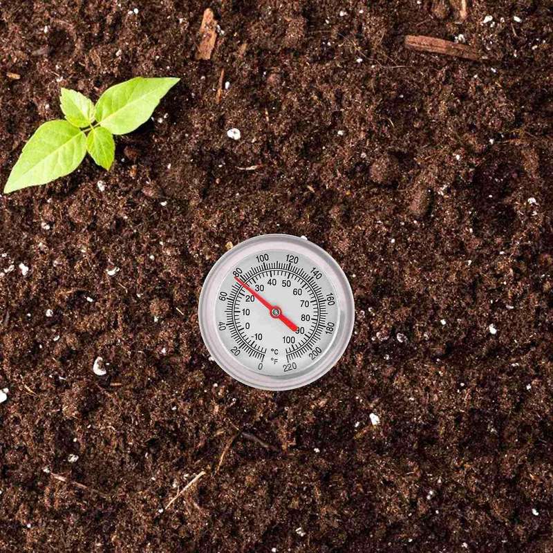 Compost Soil Thermometer 50 Cm Length Stainless Steel Measuring