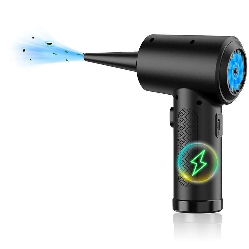 Compressed Air Duster for Computer Keyboard 51000 RPM Mini Electric Cordless Air Dust Cleaner