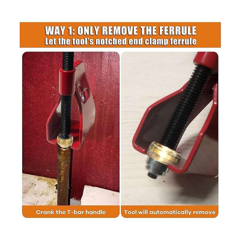 Compression Sleeve Puller Tool Remove Ferrule & Nut Of Pipe,ferrule Puller for 1/2inch Water Compres