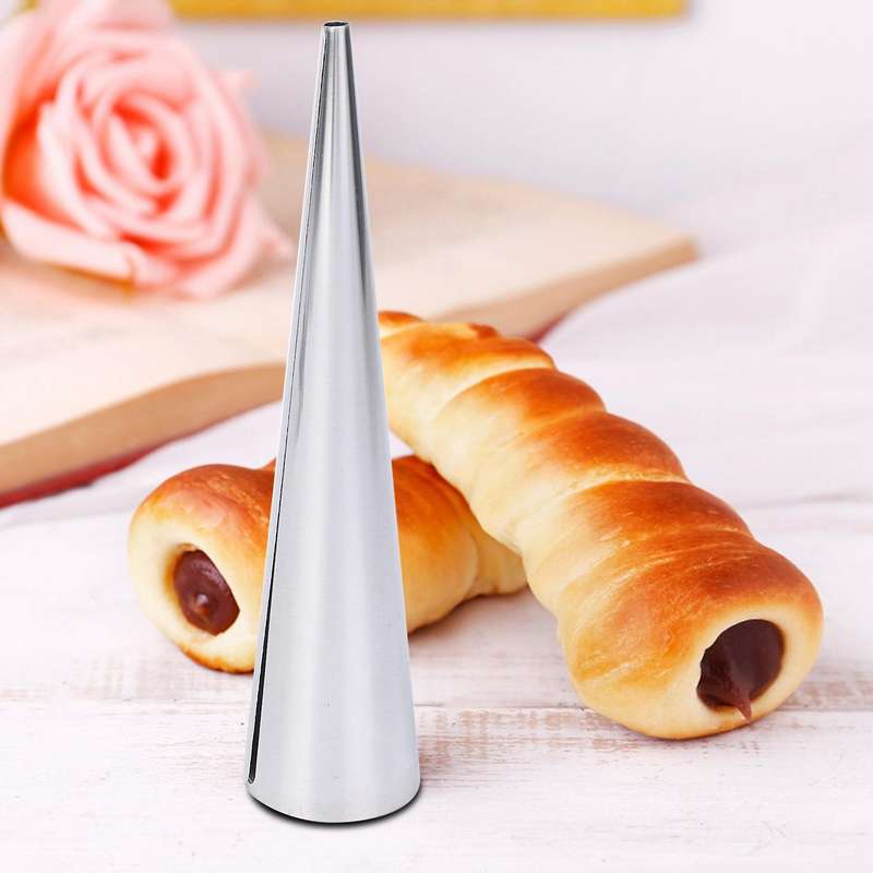 Conical Tube Cone Roll Moulds Spiral Croissants Molds Cream Horn Mould Pastry Mold Cookie Dessert K