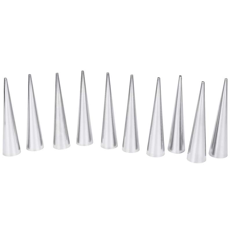 Conical Tube Cone Roll Moulds Spiral Croissants Molds Cream Horn Mould Pastry Mold Cookie Dessert K