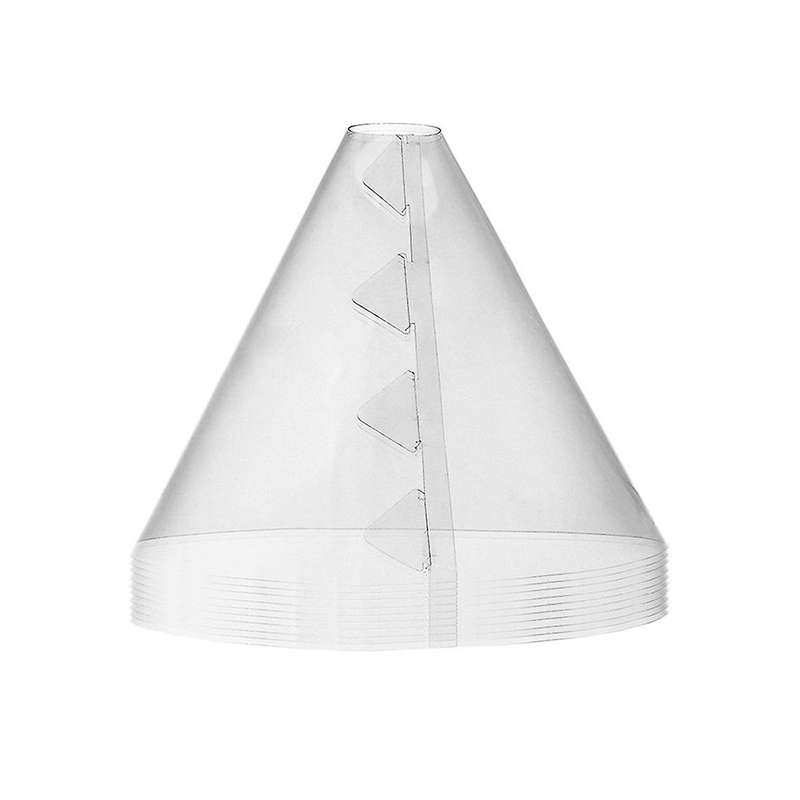 Conical Plant Seedling Shield Reusable Plant Bell Cover Plant Cover for Protecting Vegetable Seeds F
