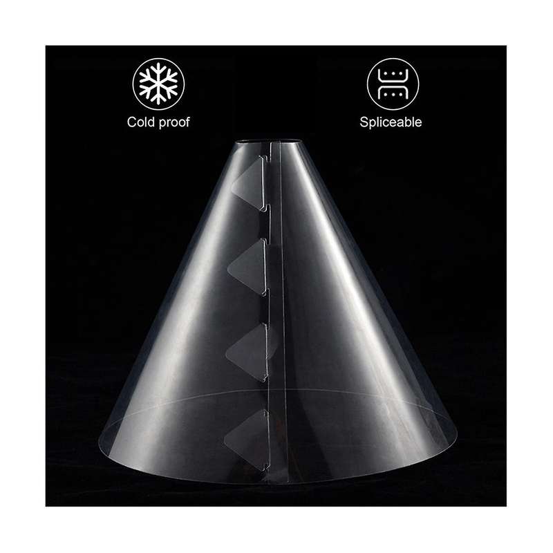 Conical Plant Seedling Shield Reusable Plant Bell Cover Plant Cover for Protecting Vegetable Seeds F