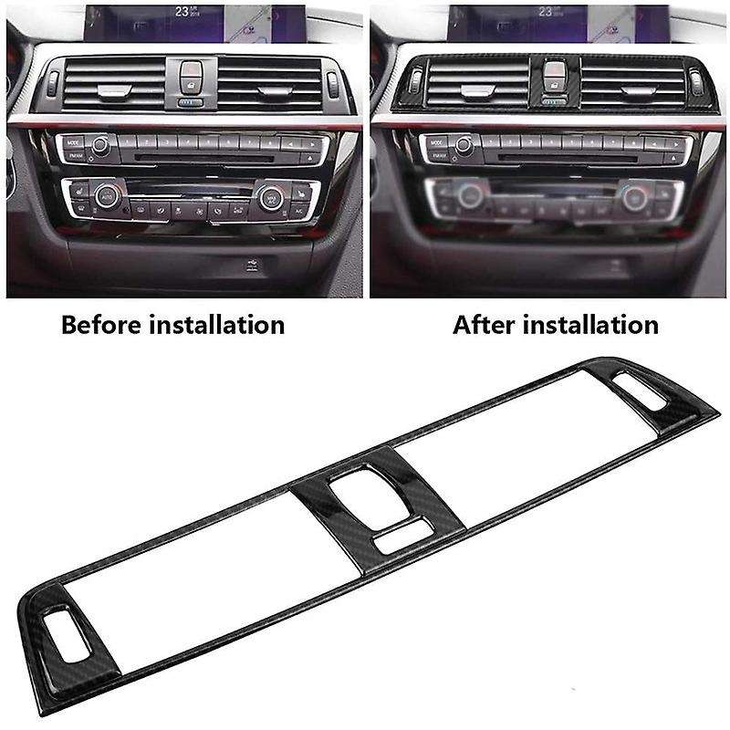 Console Air Vent Cover Trim Central Control Panel Air Conditioning Outlet Vent Covers Frame for 3 Se