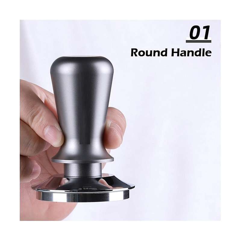 Constant Pressure Coffee Tamper 58mm Espresso Distributor Stainless Steel Force Powder Hammer Coffe